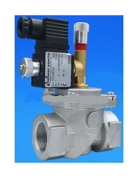 ELECTROVALVULA GAS G. ANELLO EV25 1" NC IP65 P.MAX: 500MBAR 230Vac