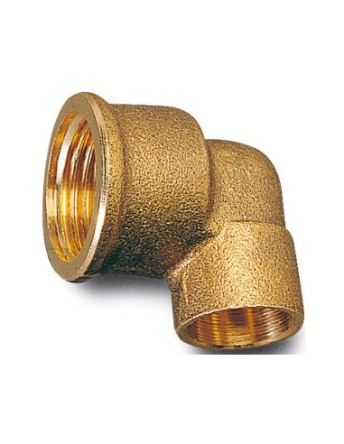 Codo 90 laton soldar- roscar hembra...