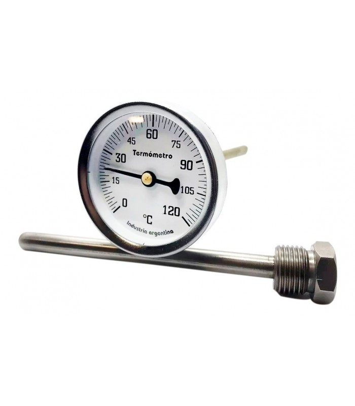 TERMOMETRO 0-120  C VAINA 10CM S...