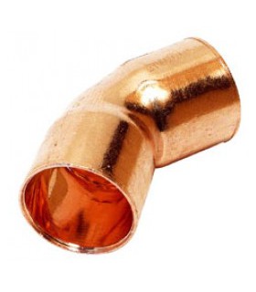 CURVA COBRE PARA SOLDAR 45º...