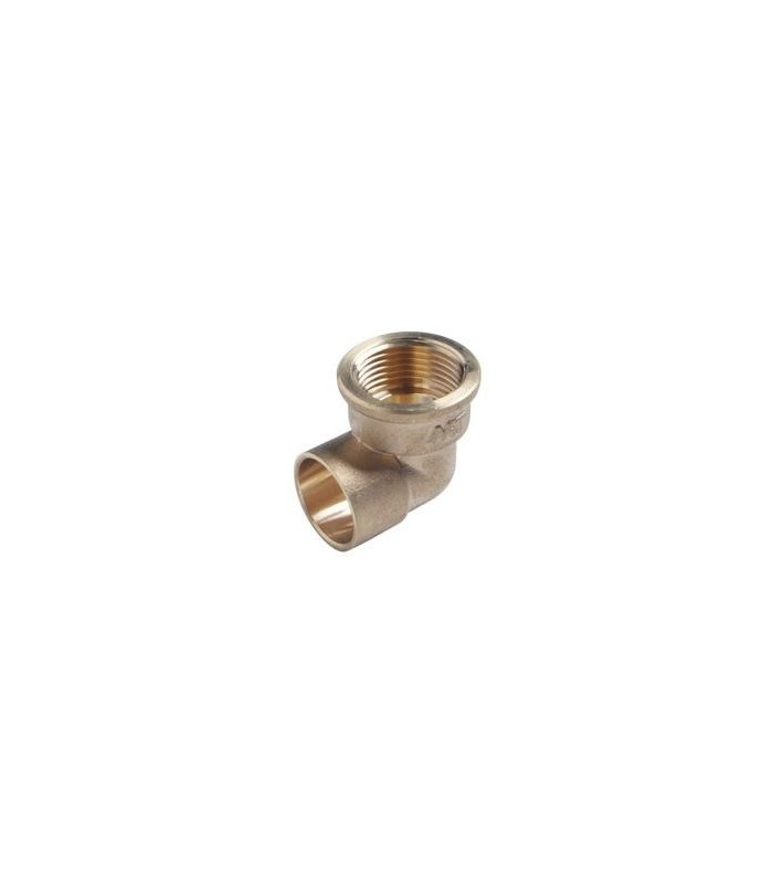 Codo 90 laton soldar- roscar hembra...
